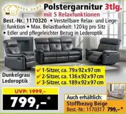 Norma Polstergarnitur 3tlg. Angebot