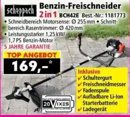 Norma Scheppach Benzin-Freischneider 2in1 Angebot