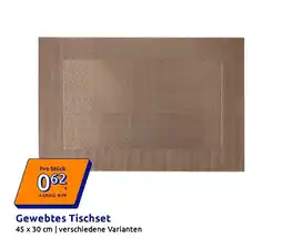 Action Gewebtes Tischset Angebot