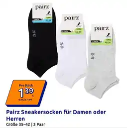 Action Pairz Sneakersocken für Damen oder Herren Angebot