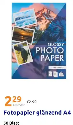 Action Fotopapier glänzend A4 Angebot