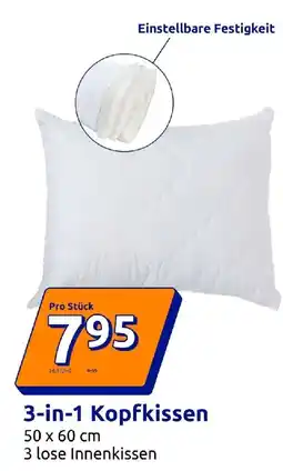 Action 3-in-1 Kopfkissen Angebot