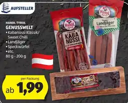 Hofer Handl Tyrol Genußwelt Angebot
