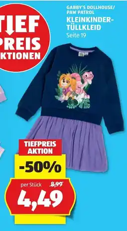 Hofer Gabby's Dollhouse/Paw Patrol Kleinkinder-Tüllkleid Angebot