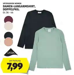 Hofer UP2FASHION WOMEN DAMEN-LANGARMSSHIRT Angebot