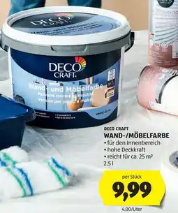 Hofer Deco Craft Wand-/Möbelfarbe Angebot