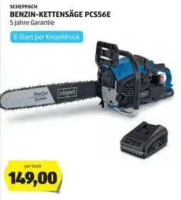 Hofer Scheppach Benzin-Kettensäge PCS56E Angebot