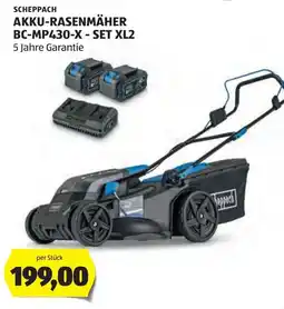 Hofer Scheppach Akku-Rasenmäher BC-MP430-X - Set XL2 Angebot