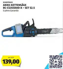 Hofer Scheppach Akku-Kettensäge Angebot