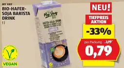 Hofer My Vay BIO-HAFER-SOJA BARISTA DRINK Angebot