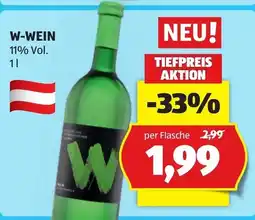 Hofer W-Wein Angebot