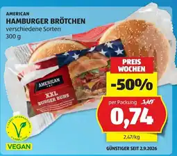 Hofer American Hamburger Brötchen Angebot
