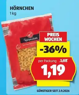 Hofer Hörnchen Angebot