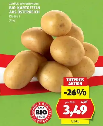 Bio-Kartoffeln aus Österreich