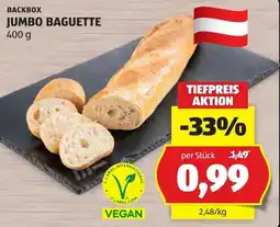 Hofer Backbox Jumbo Baguette Angebot