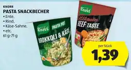 Hofer Knorr Pasta Snackbecher Angebot