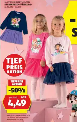 Hofer Gabby's Dollhouse/Paw Patrol Kleinkinder-Tüllkleid Angebot