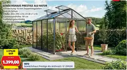 Hofer Gewächshaus Prestige Alu Natur Angebot
