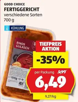 Hofer Good Choice Fertiggericht Angebot