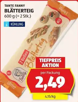 Hofer Tante Fanny Blätterteig Angebot