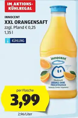 Hofer Innocent XXL Orangensaft Angebot