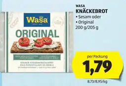 Hofer Wasa Knäckebrot Original Angebot