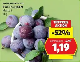 Hofer Zwetschken Angebot