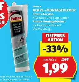 Hofer Pattex Acrylat Angebot