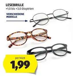 Hofer LESEBRILLE Angebot