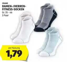 Hofer Crane Damen-/Herren-Fitness-Socken Angebot