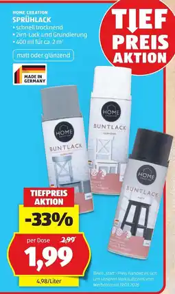 Hofer Home Creation Sprühlack Angebot