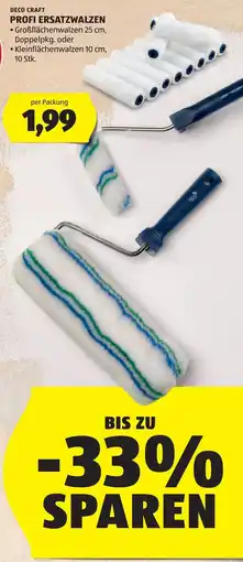 Hofer Deco Craft Profi Ersatzwalzen Angebot