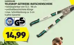 Hofer GARDENLINE TELESKOP-GETRIEBE-RATSCHENSCHERE Angebot