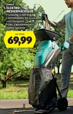 Hofer Ferrex Elektro-Messerhäcksler Angebot