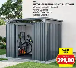 Hofer GFP Metallgerätehaus mit Pultdach Angebot
