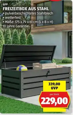 Hofer Freizeitbox aus Stahl Angebot