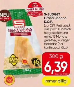Spar S-Budget Grana Padano Angebot