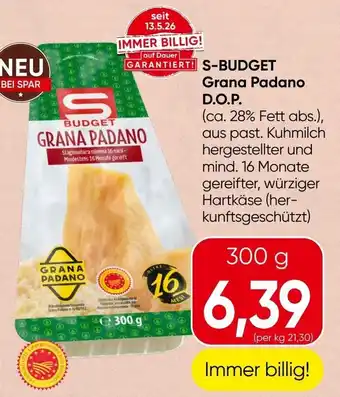 S-Budget Grana Padano