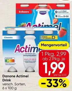 Spar Danone Actimel Drink Angebot