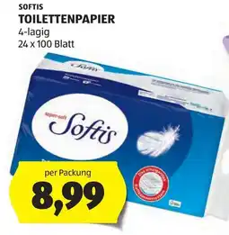 Hofer Softis Toilettenpapier Angebot