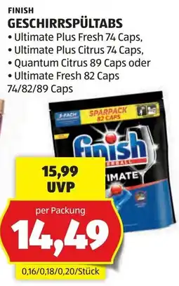 Hofer Finish Geschirrspültabs Angebot