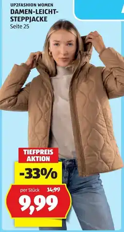 Hofer UP2FASHION WOMEN DAMEN-LEICHT-STEPPJACKE Angebot