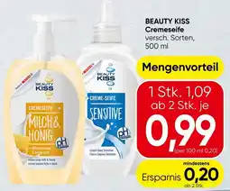 Spar Beauty Kiss Cremeseife Angebot