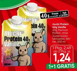 Spar mucki Protein 40g Vanille Angebot