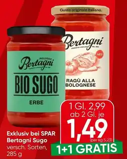 Spar Bertagni Bio Sugo Erbe Angebot