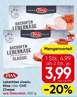 Spar Leberkäse classic Angebot