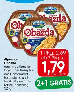 Spar Alpenhain Obazda Angebot
