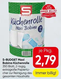 Spar S-Budget Maxi Bobina Küchenrolle Angebot