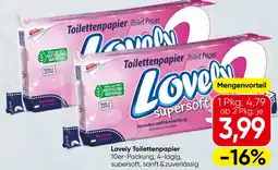 Spar Lovely Toilettenpapier Angebot