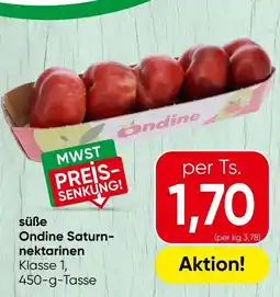 Spar süße Ondine Saturn-nektarinen Angebot